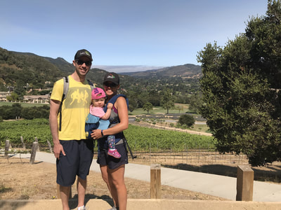Our little family at Carmel Valley Ranch - summer 2018